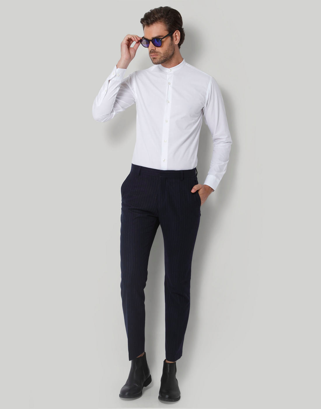 White Full Sleeves Shirt