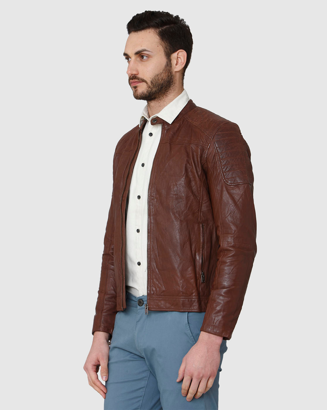 Brown Leather Jacket