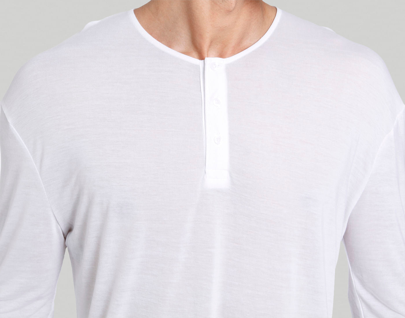 White Henley T-Shirt