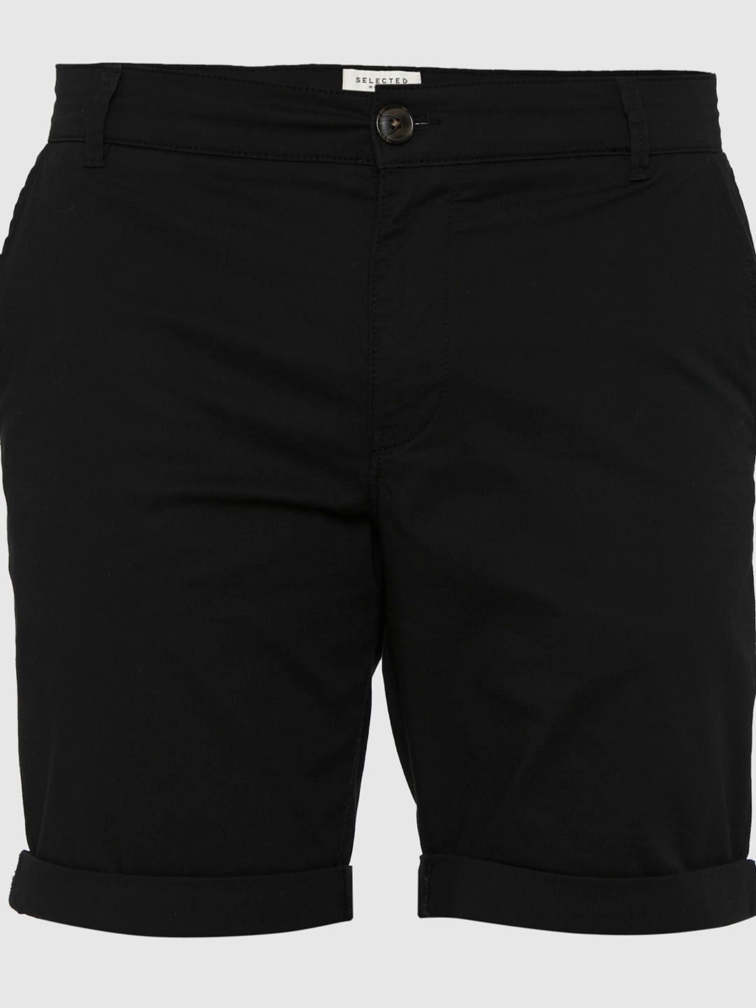 Black Chino Shorts