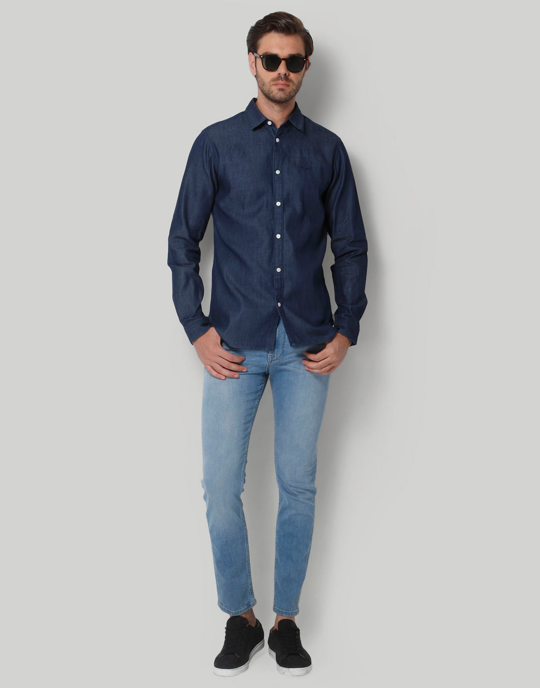 Blue Full Sleeves Shirt