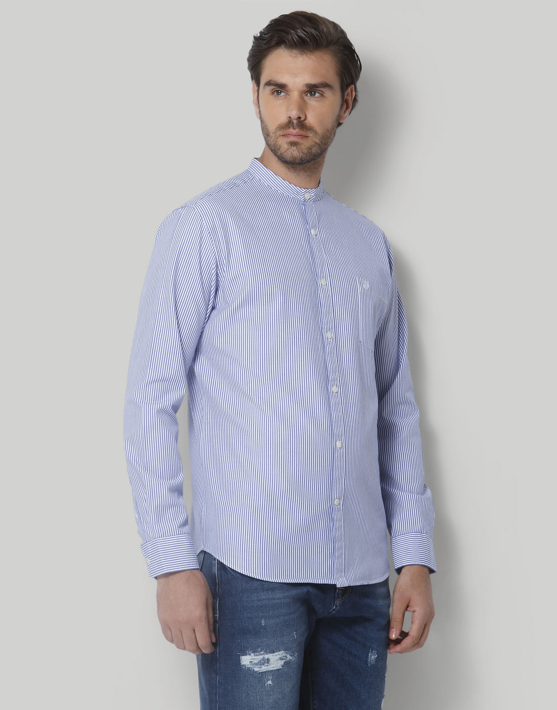White Full Sleeves Shirt