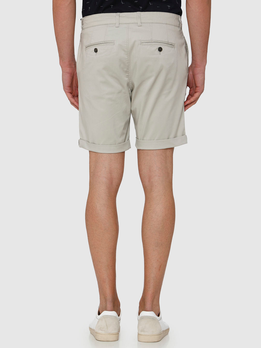 Light Grey Chino Shorts