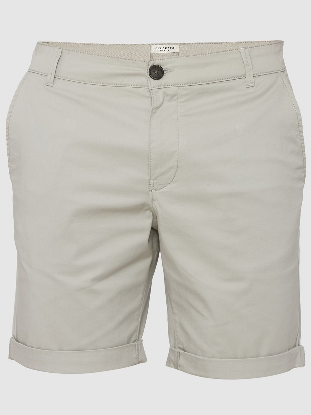 Light Grey Chino Shorts