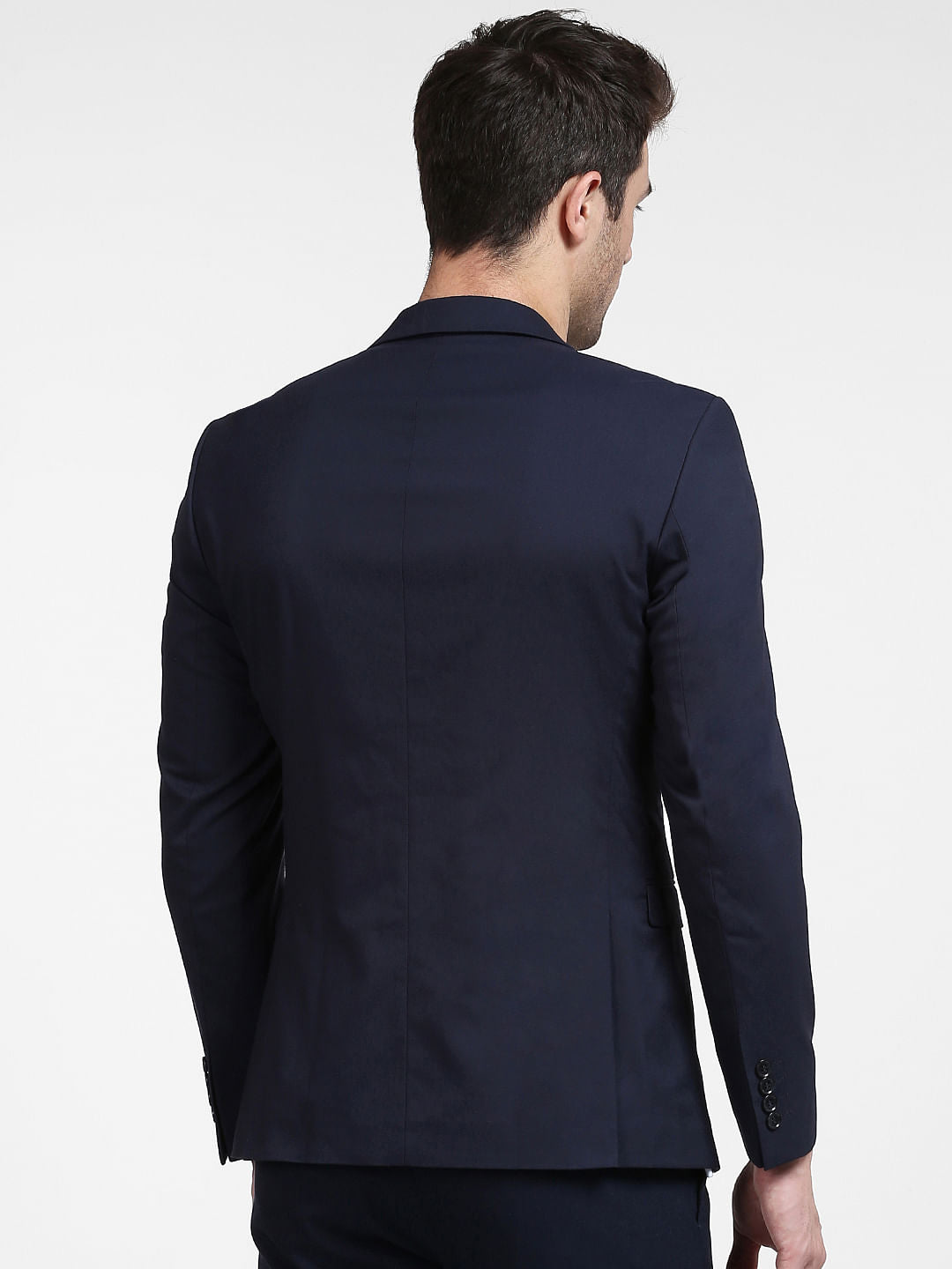 Blue Slim Fit Suit Blazer