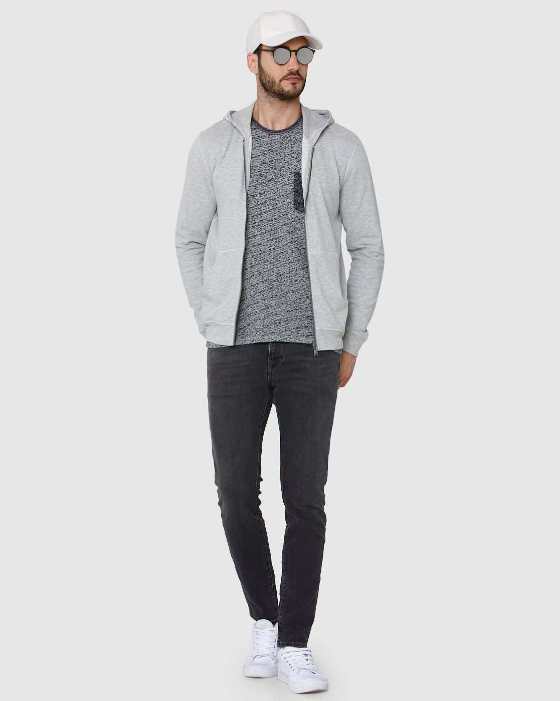 Grey Crew Neck T-Shirt