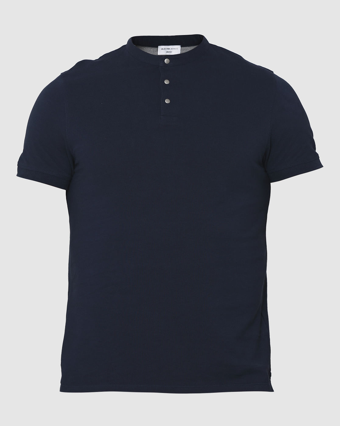 Blue Henley T-Shirt