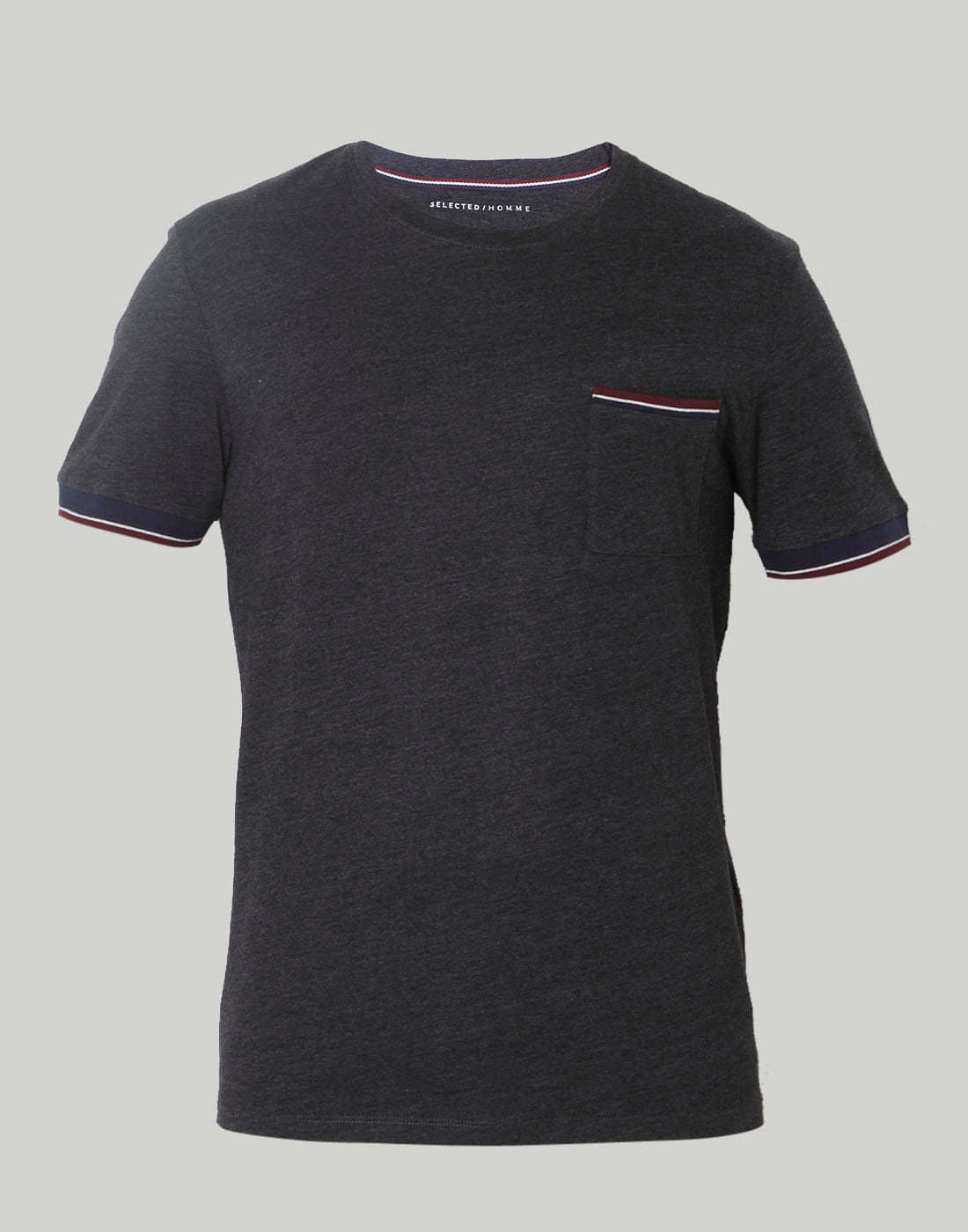 Grey Crew Neck T-Shirt