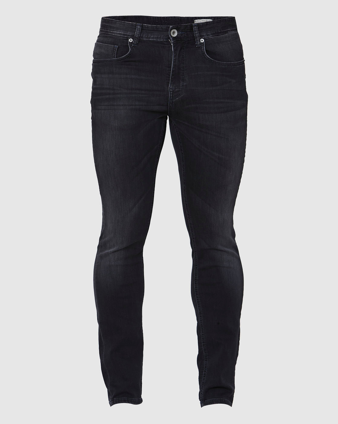 Black Regular Fit Jeans