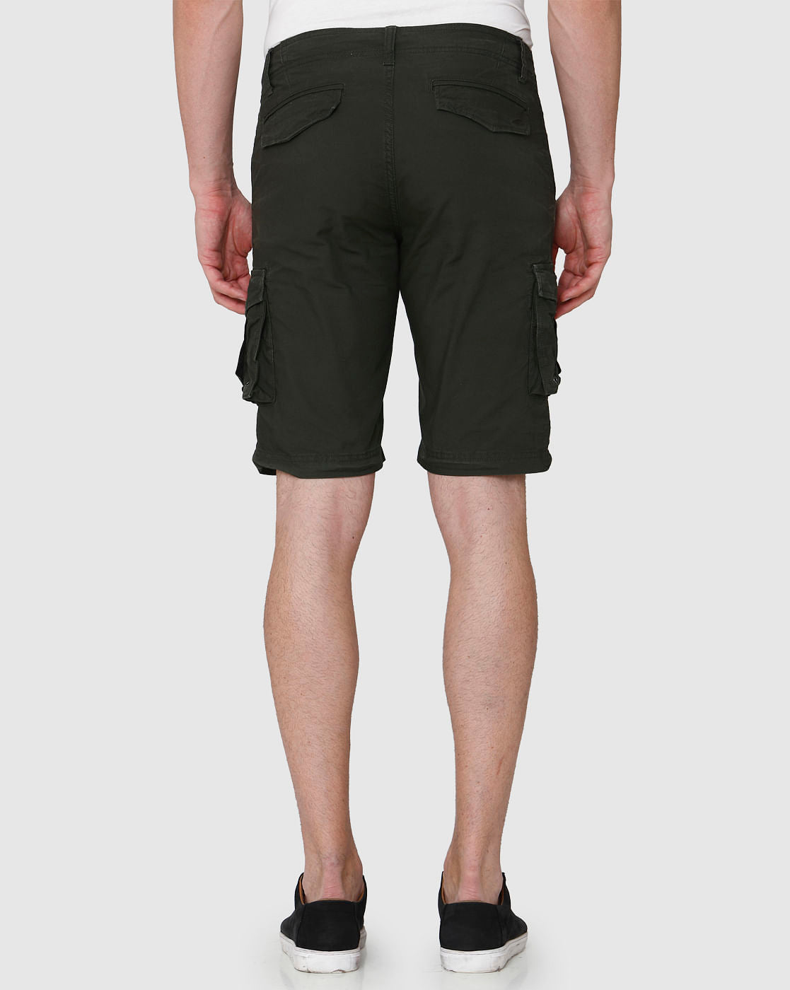 Grey Cargo Shorts