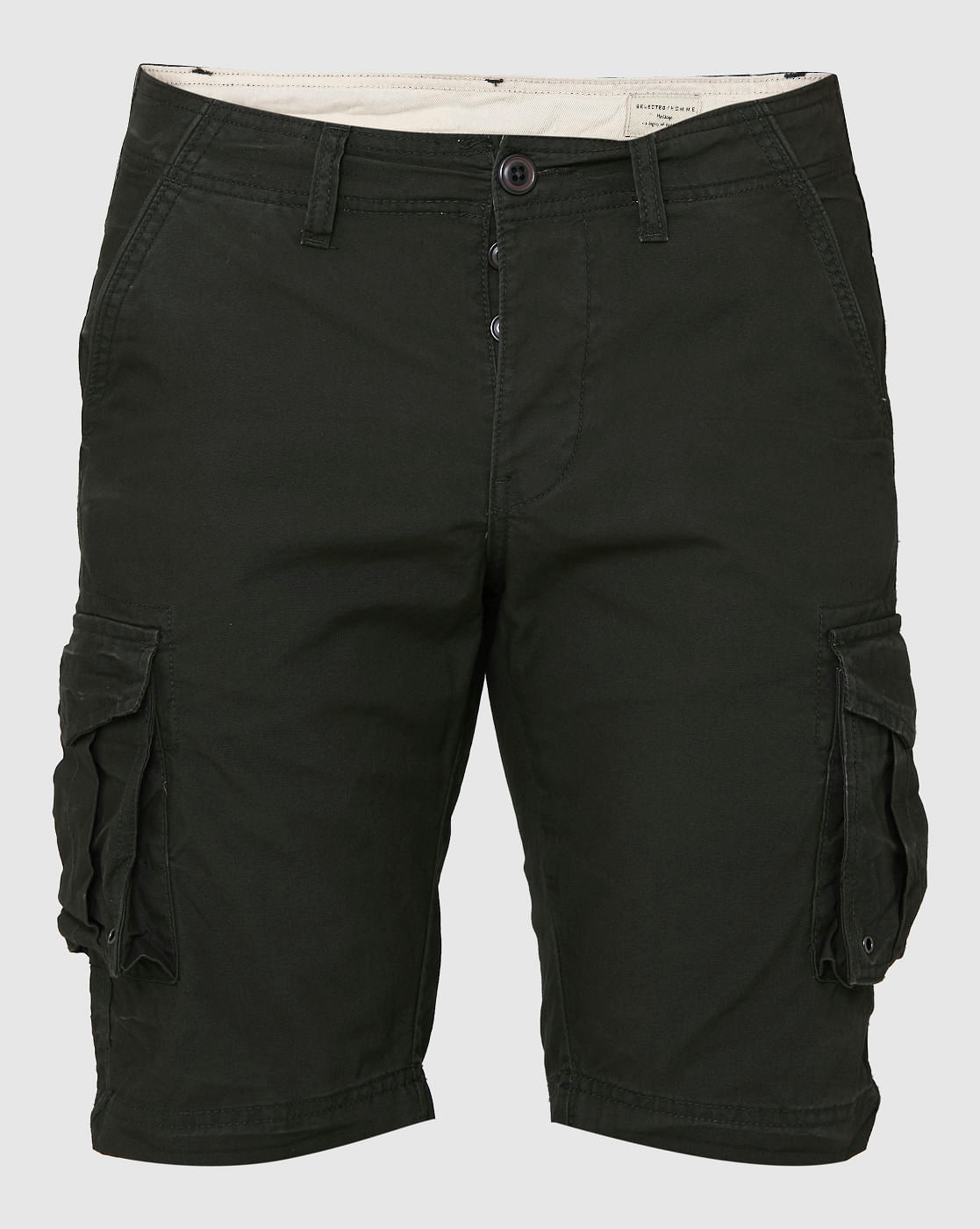 Grey Cargo Shorts