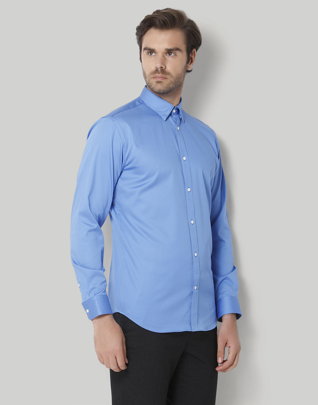 Blue Full Sleeves Shirt