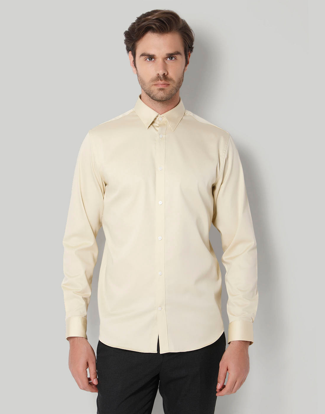 Yellow Full Sleeves Shirt