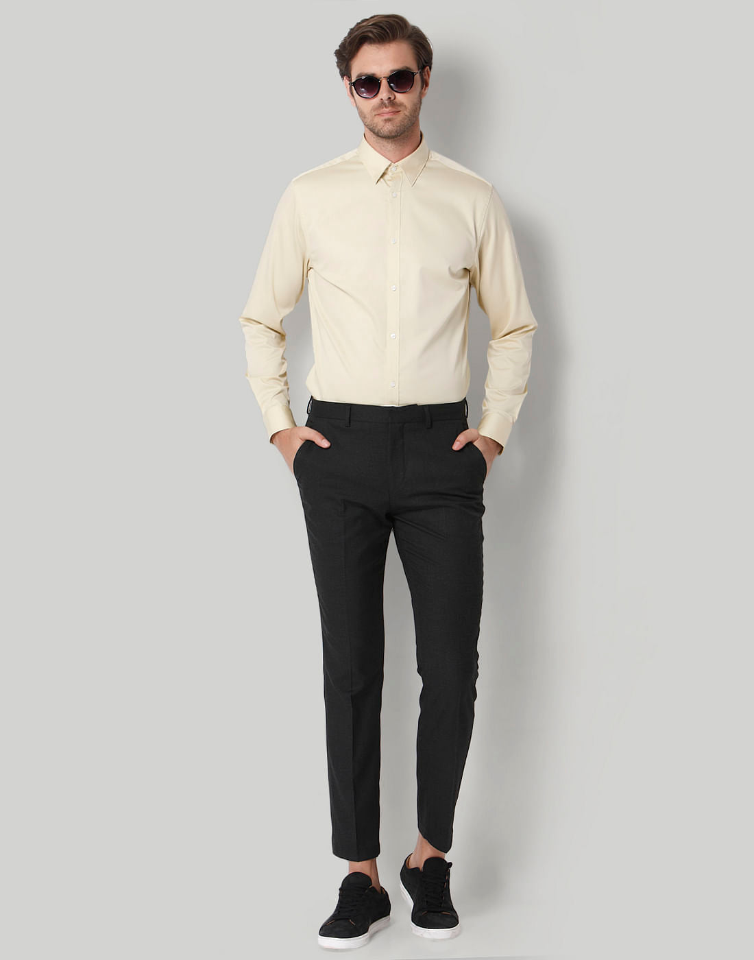 Yellow Full Sleeves Shirt
