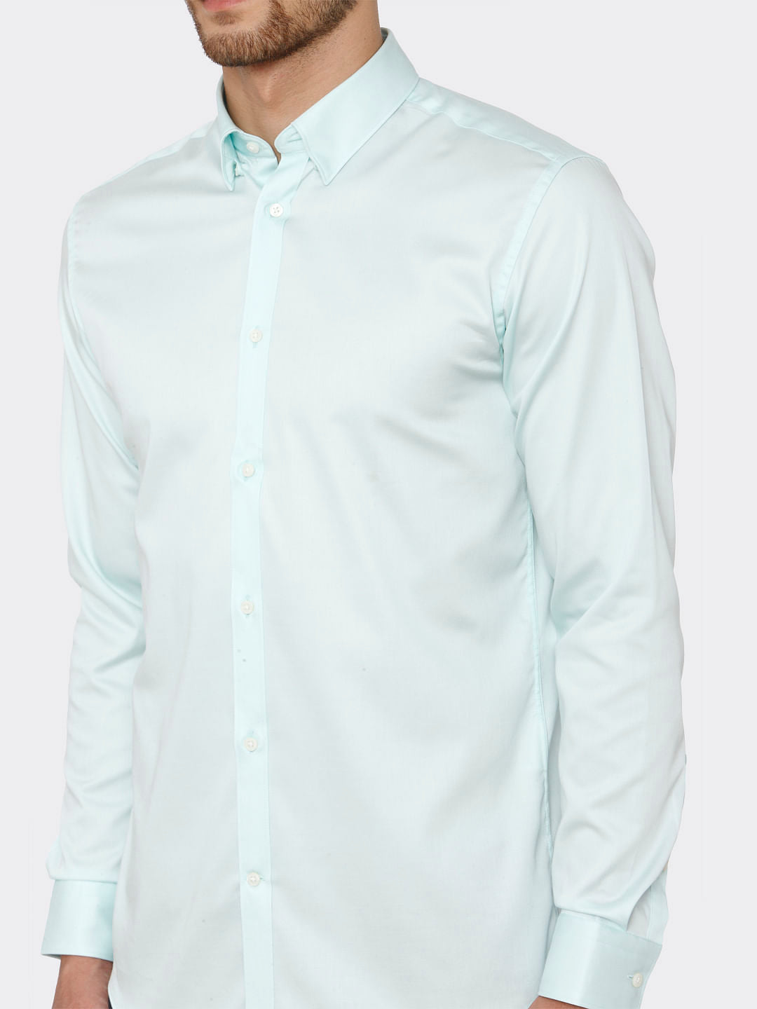 Light Blue Slim Fit Formal Shirt