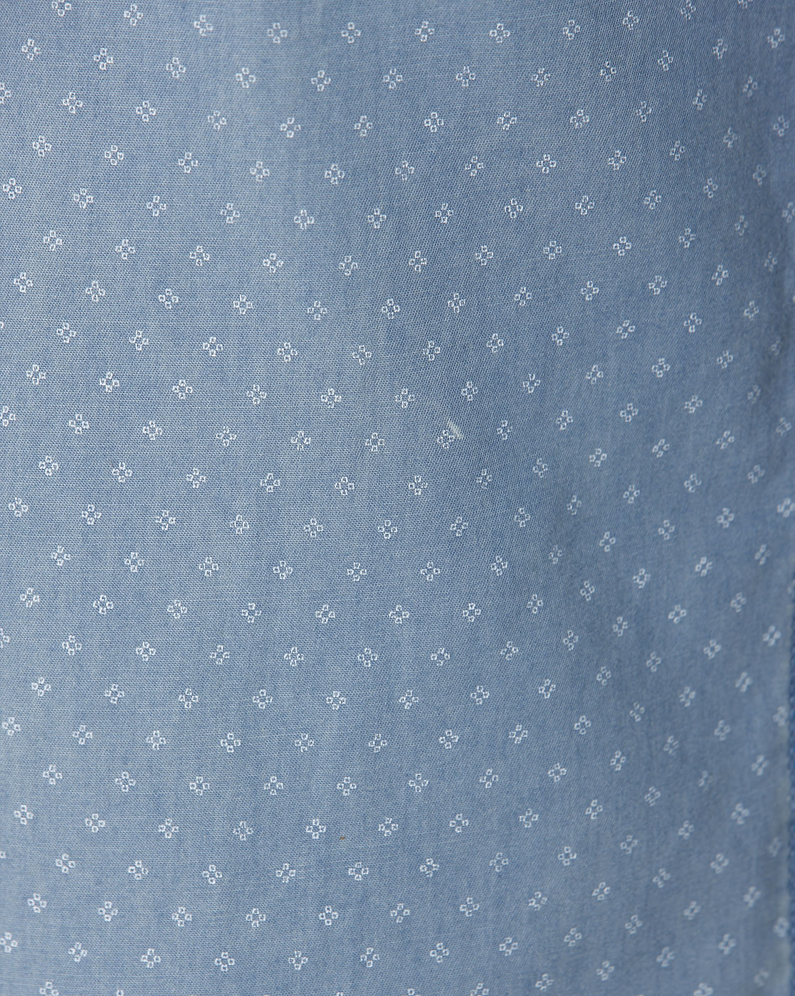 Blue Printed Full Sleeves Shirt
