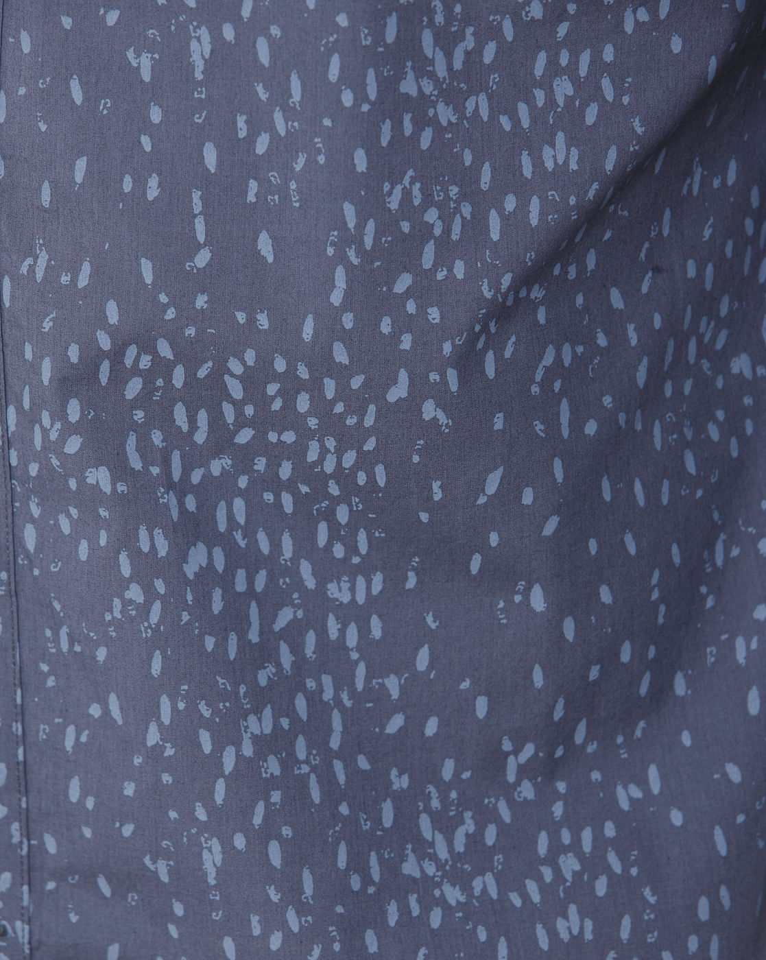 Blue Printed Full Sleeves Shirt
