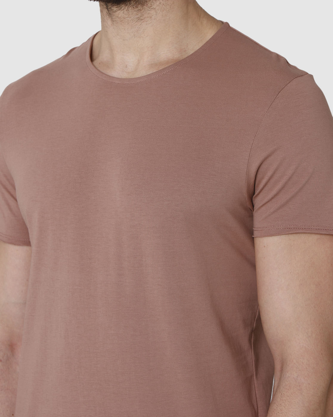 Brown Crew Neck T-Shirt