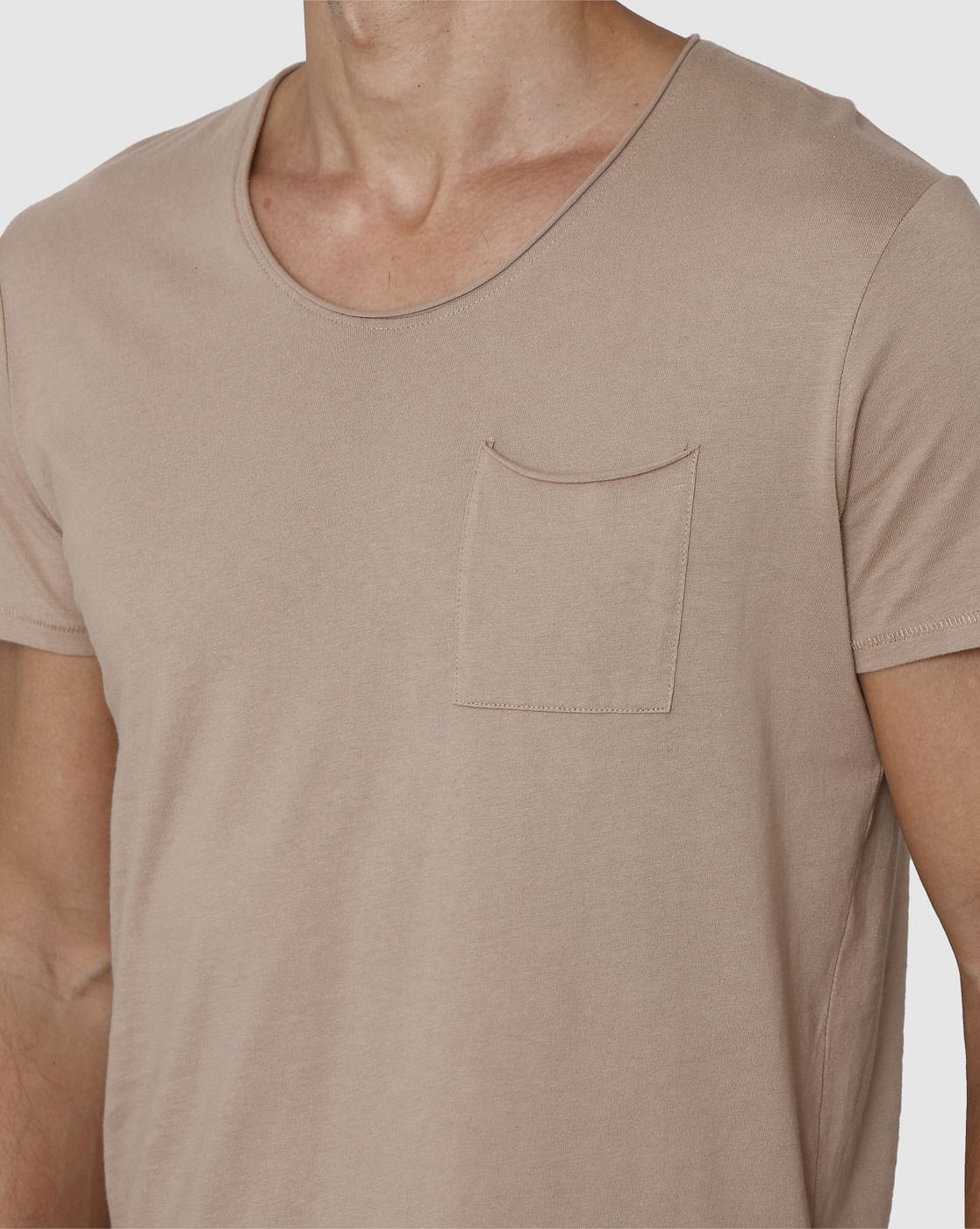 Brown Crew Neck T-Shirt