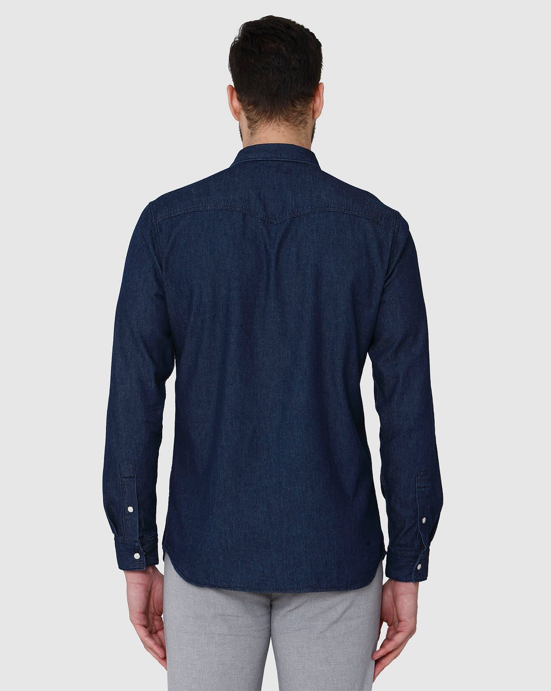 Blue Full Sleeves Shirt