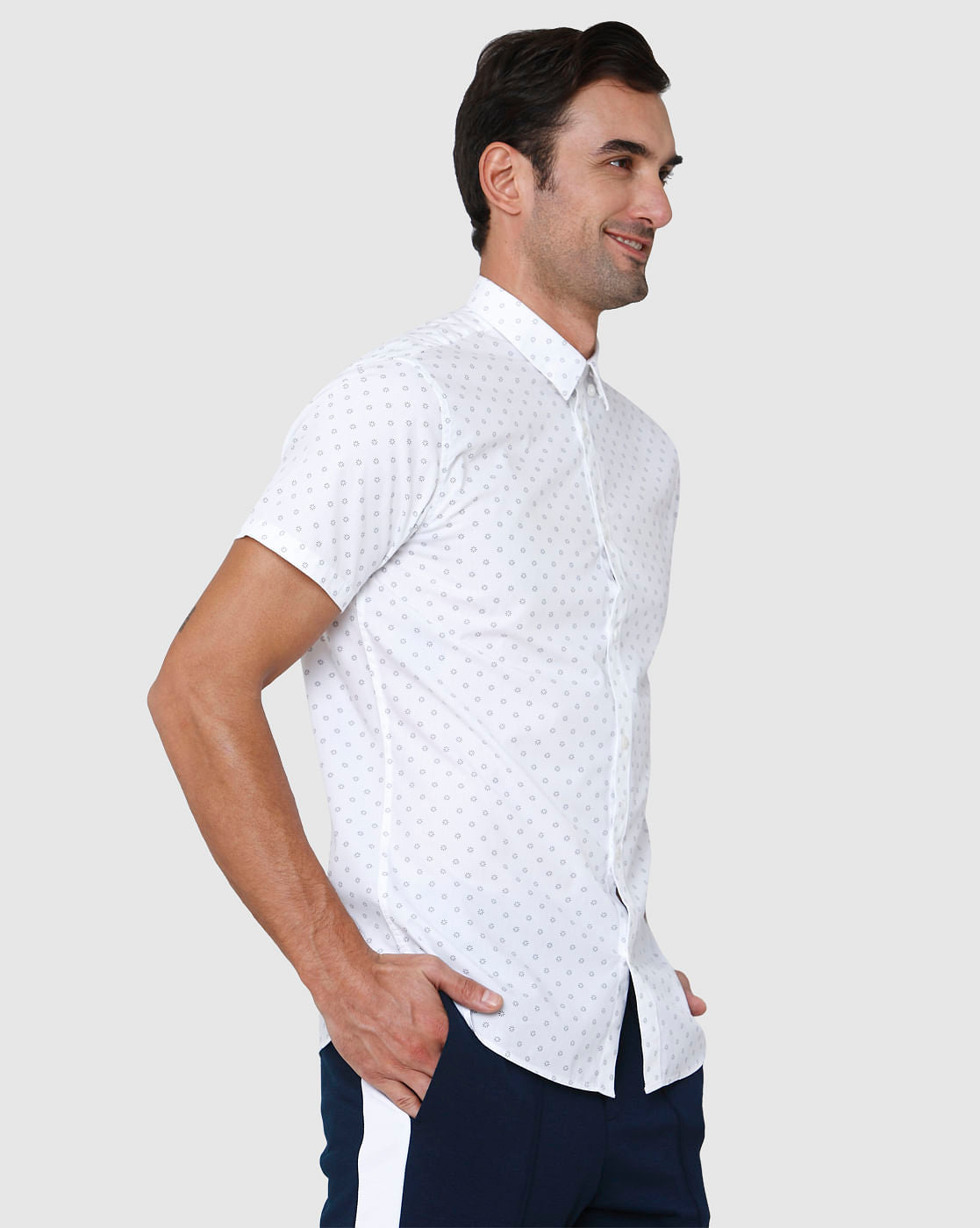 White Full Sleeves Shirt