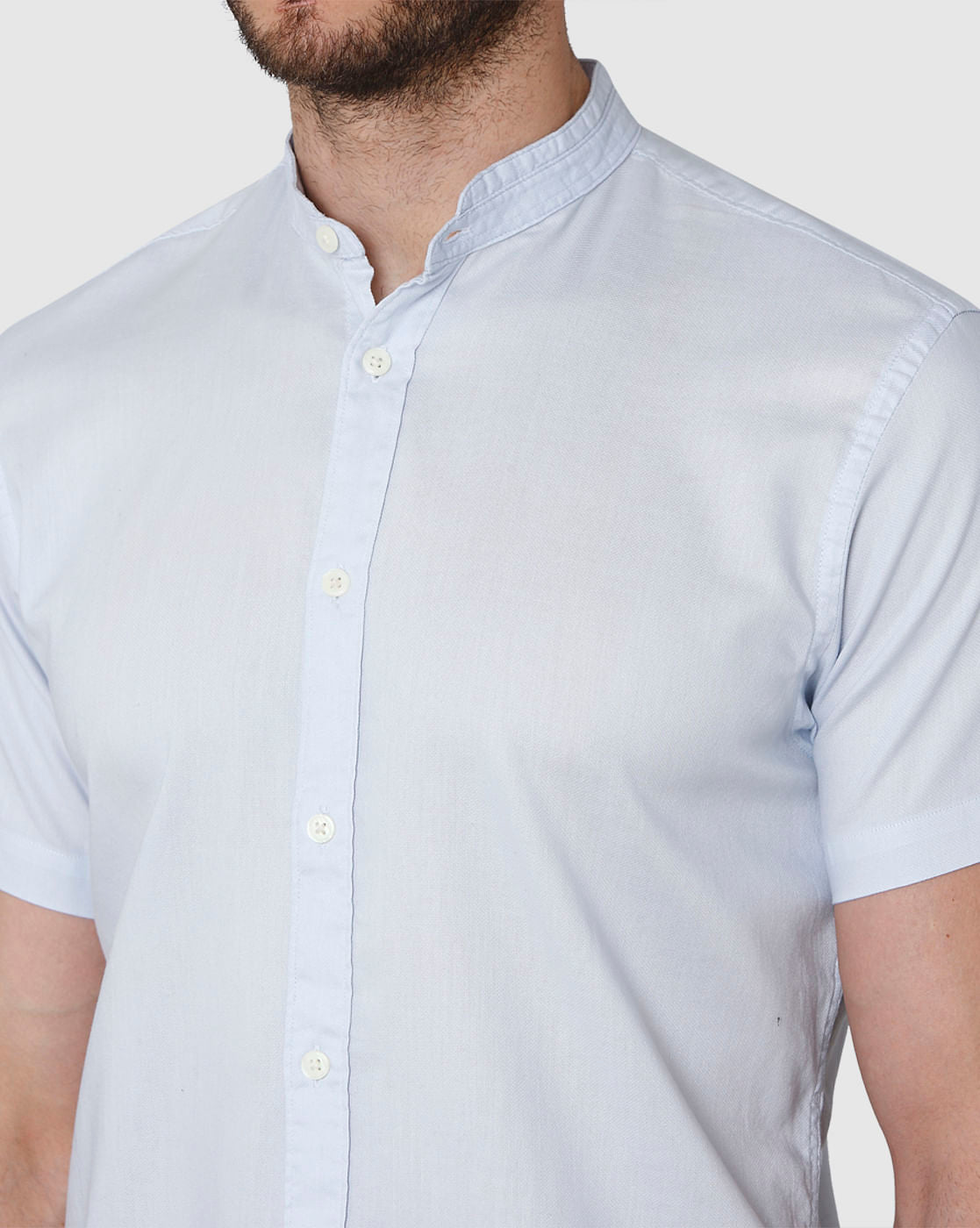 Blue Short Sleeves Shirt