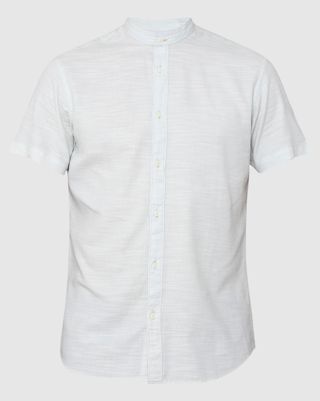 Blue Short Sleeves Shirt