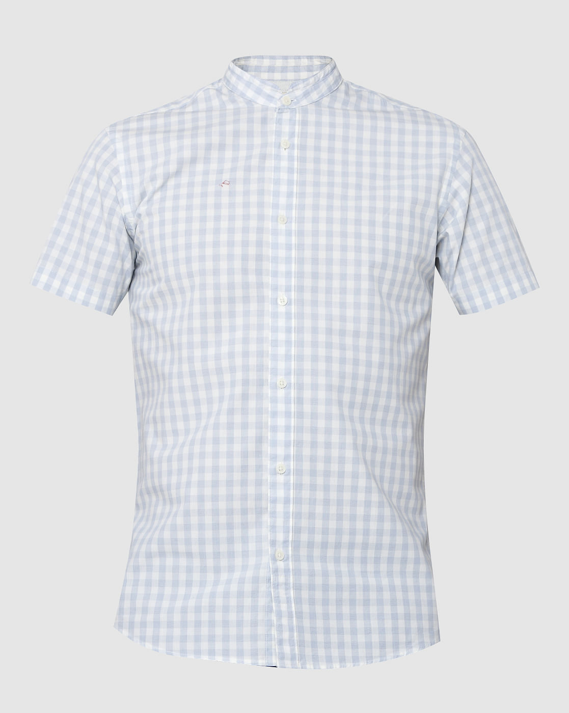 Blue Short Sleeves Shirt