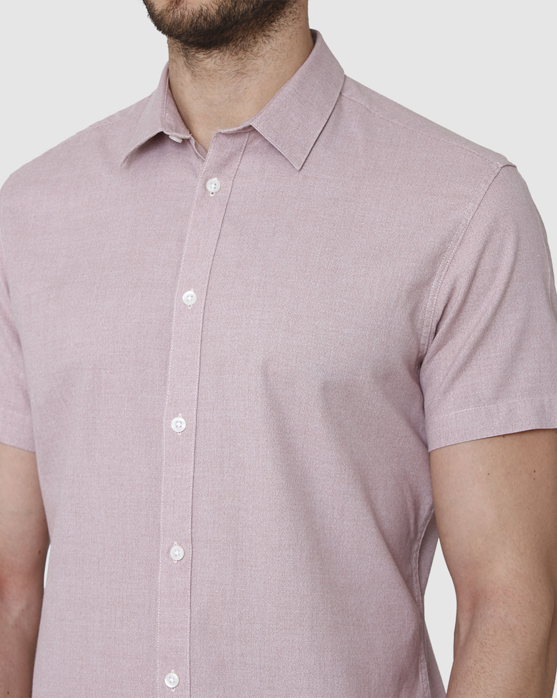 Brown Short Sleeves Shirt