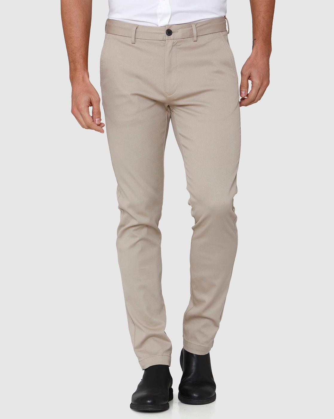 Beige Chinos