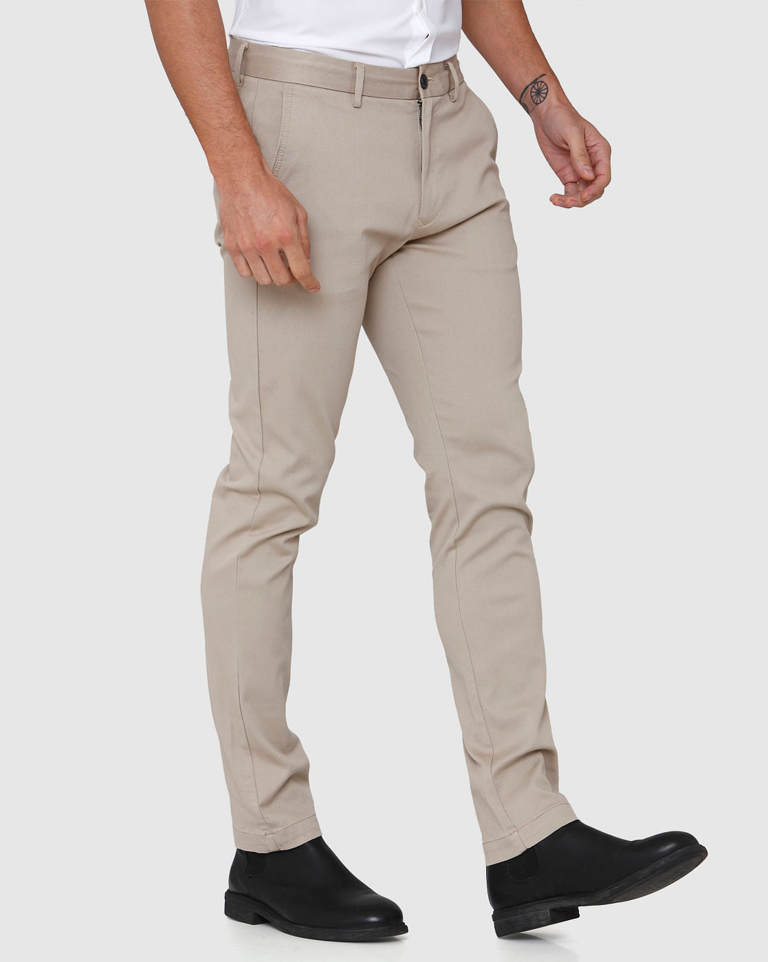 Beige Chinos