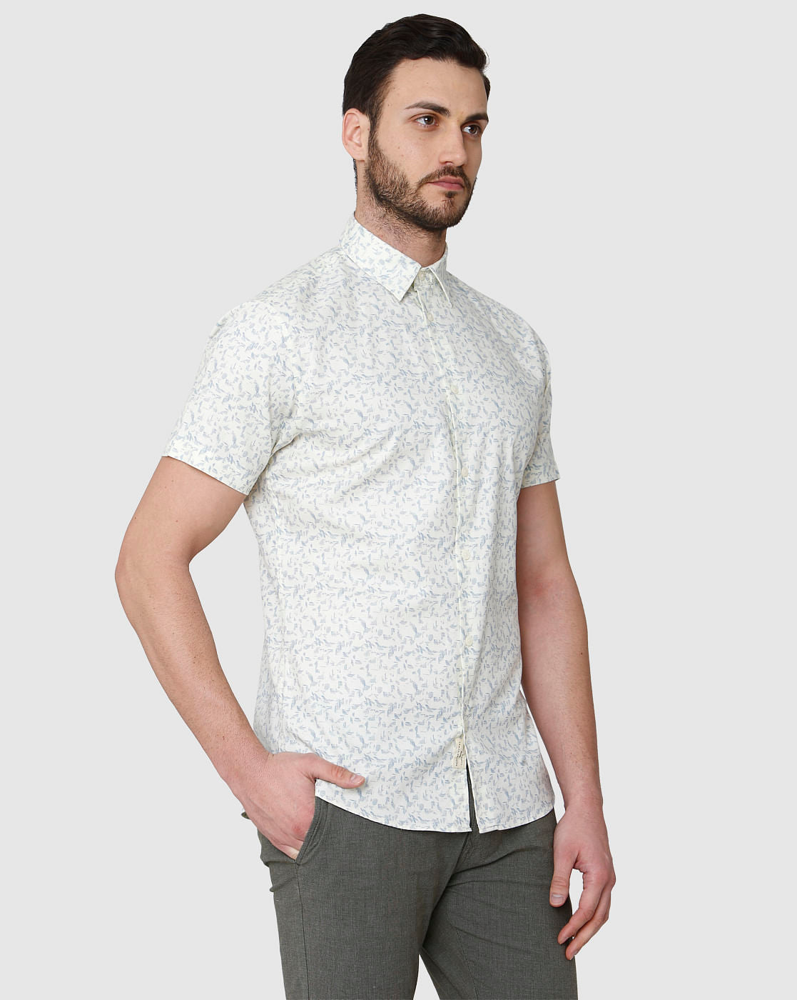 White Short Sleeves Shirt