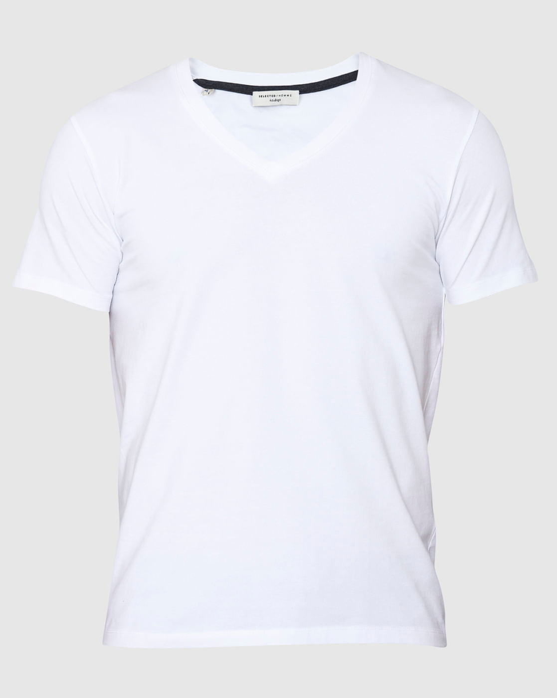 White V-Neck T-Shirt