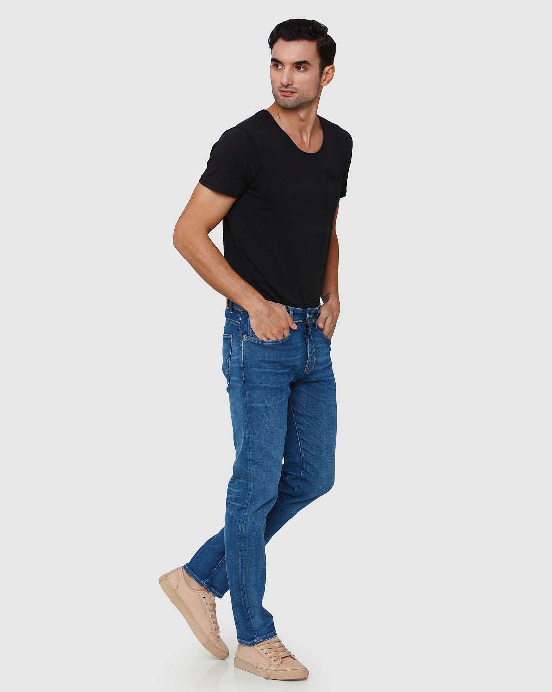 Blue Regular Fit Jeans