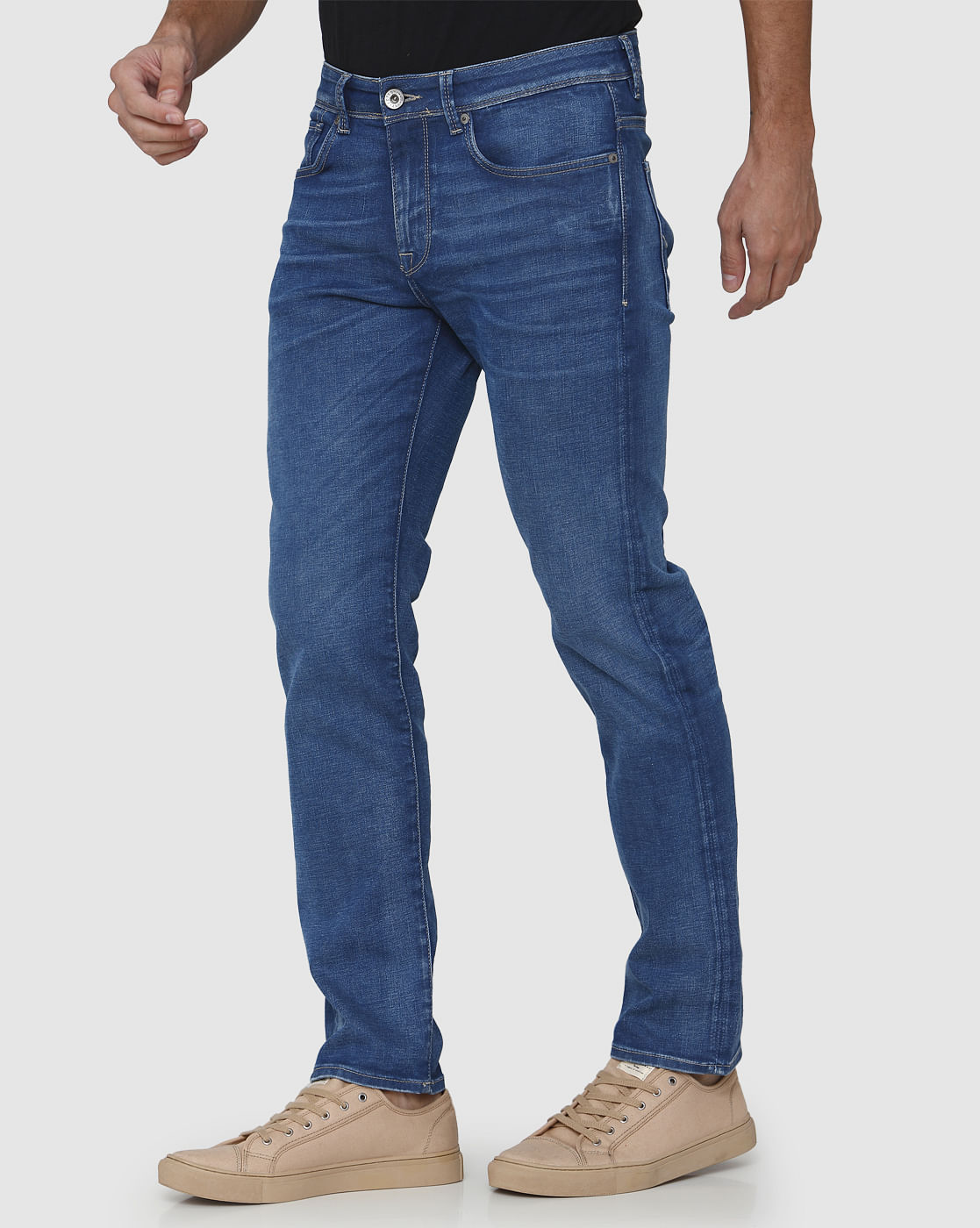Blue Regular Fit Jeans