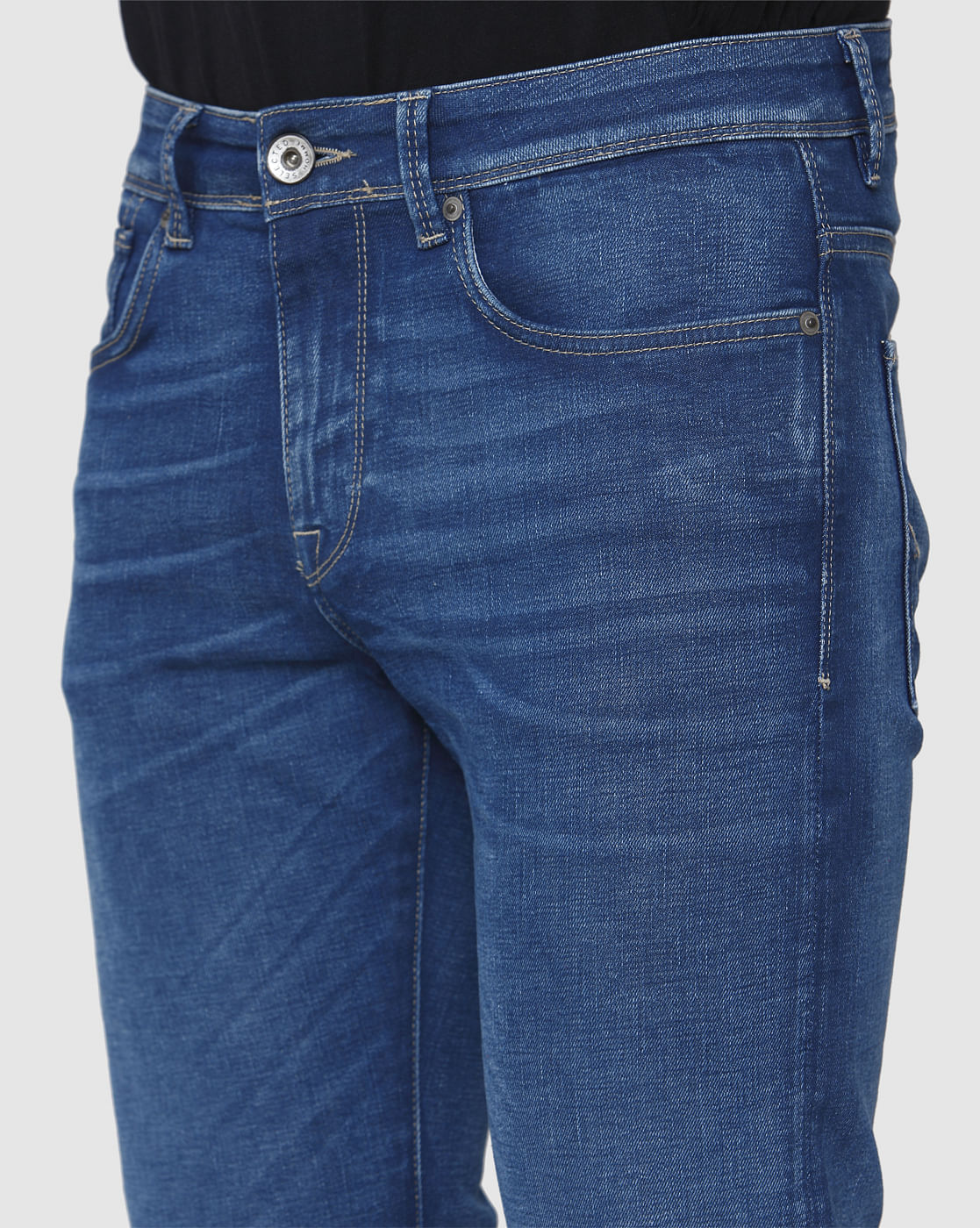 Blue Regular Fit Jeans