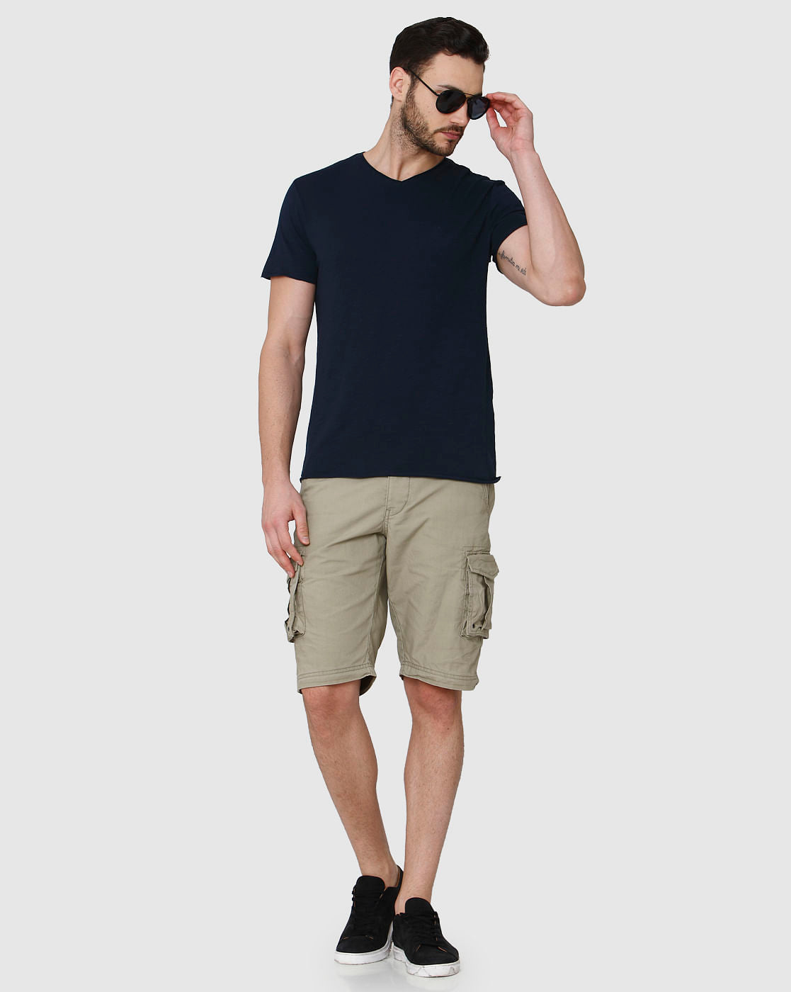 Blue V-Neck T-Shirt