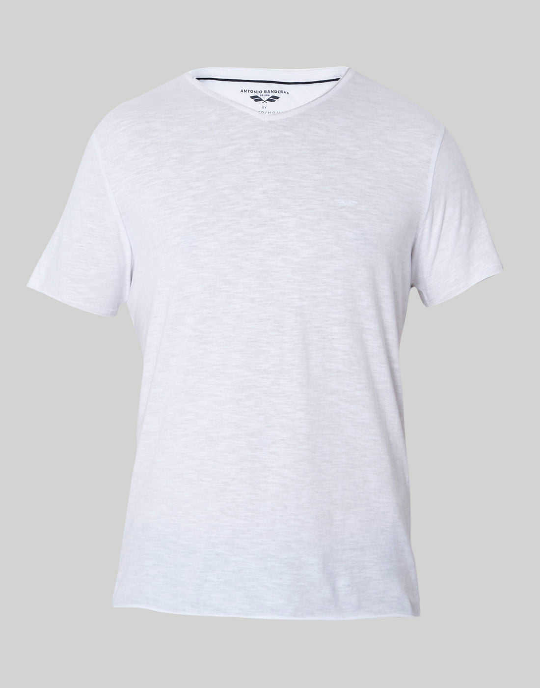White V-Neck T-Shirt