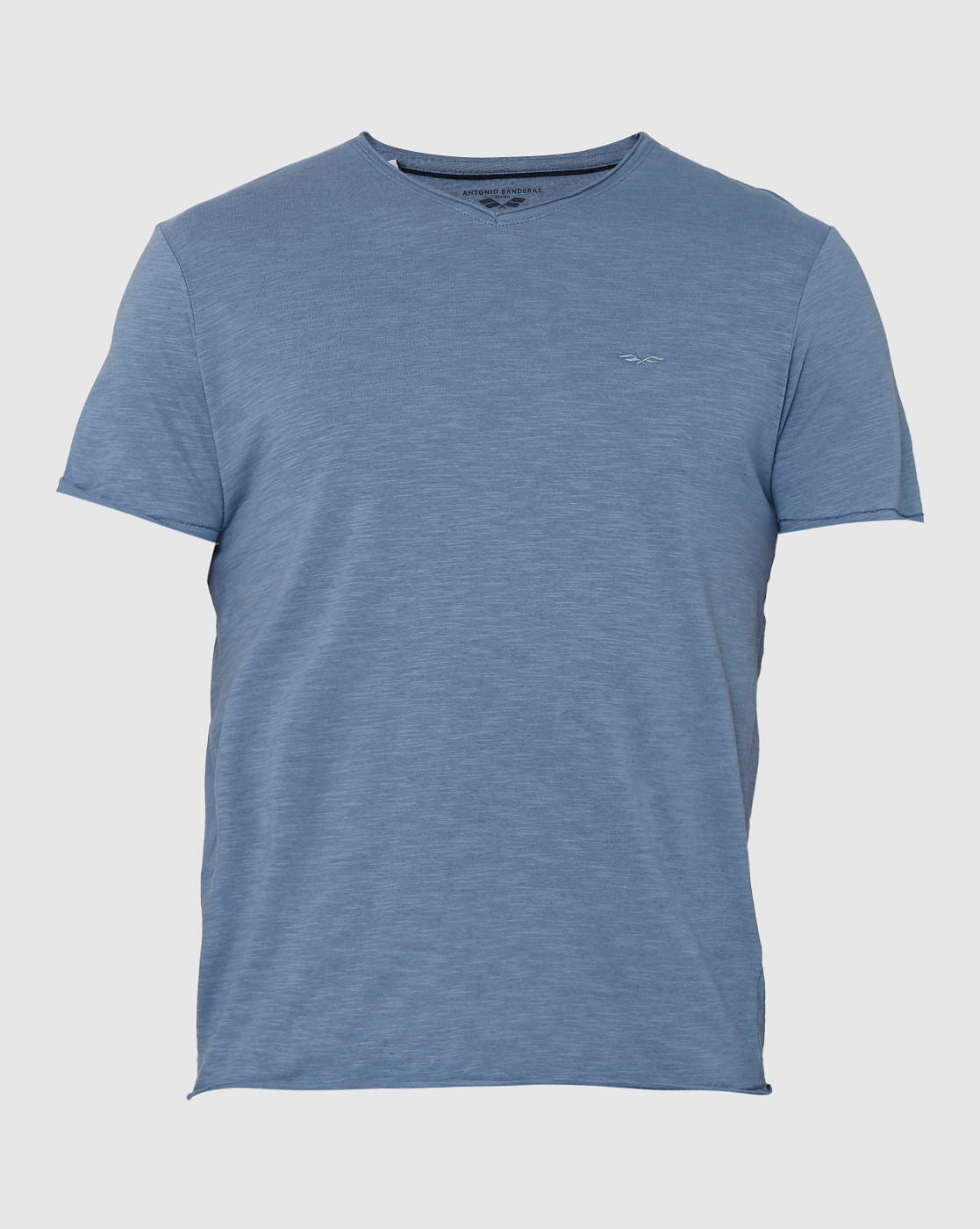 Blue V-Neck T-Shirt