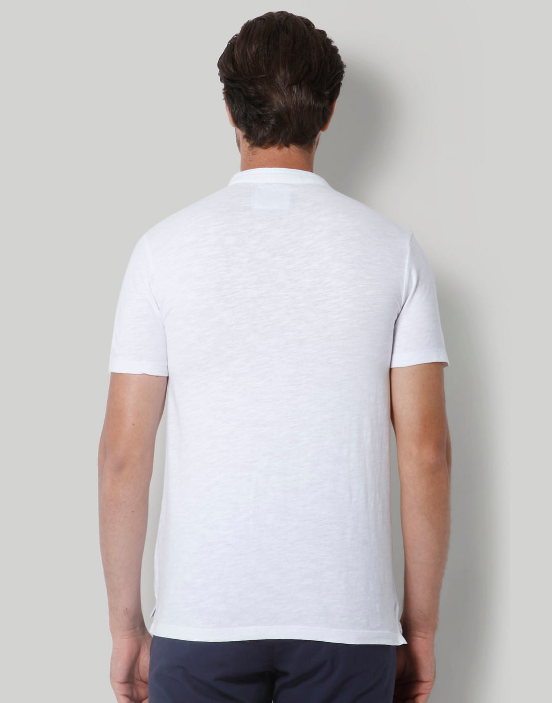 White Henley T-Shirt