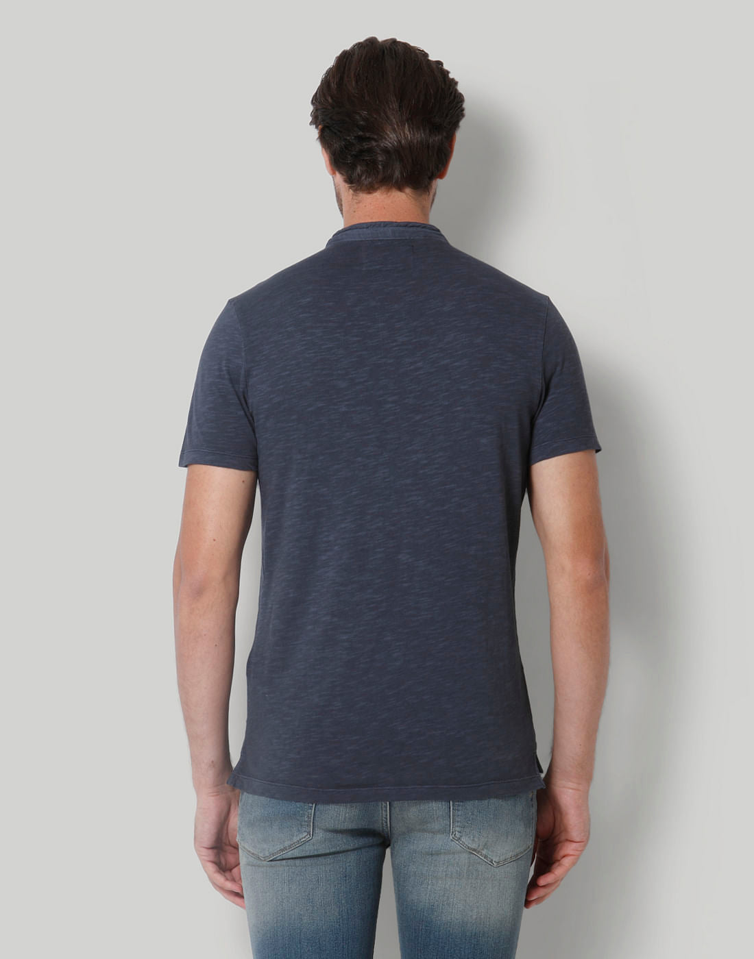 Blue Henley T-Shirt