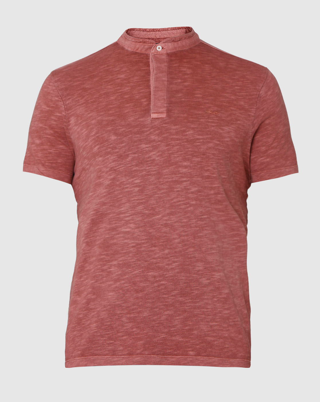 Brown Henley T-Shirt