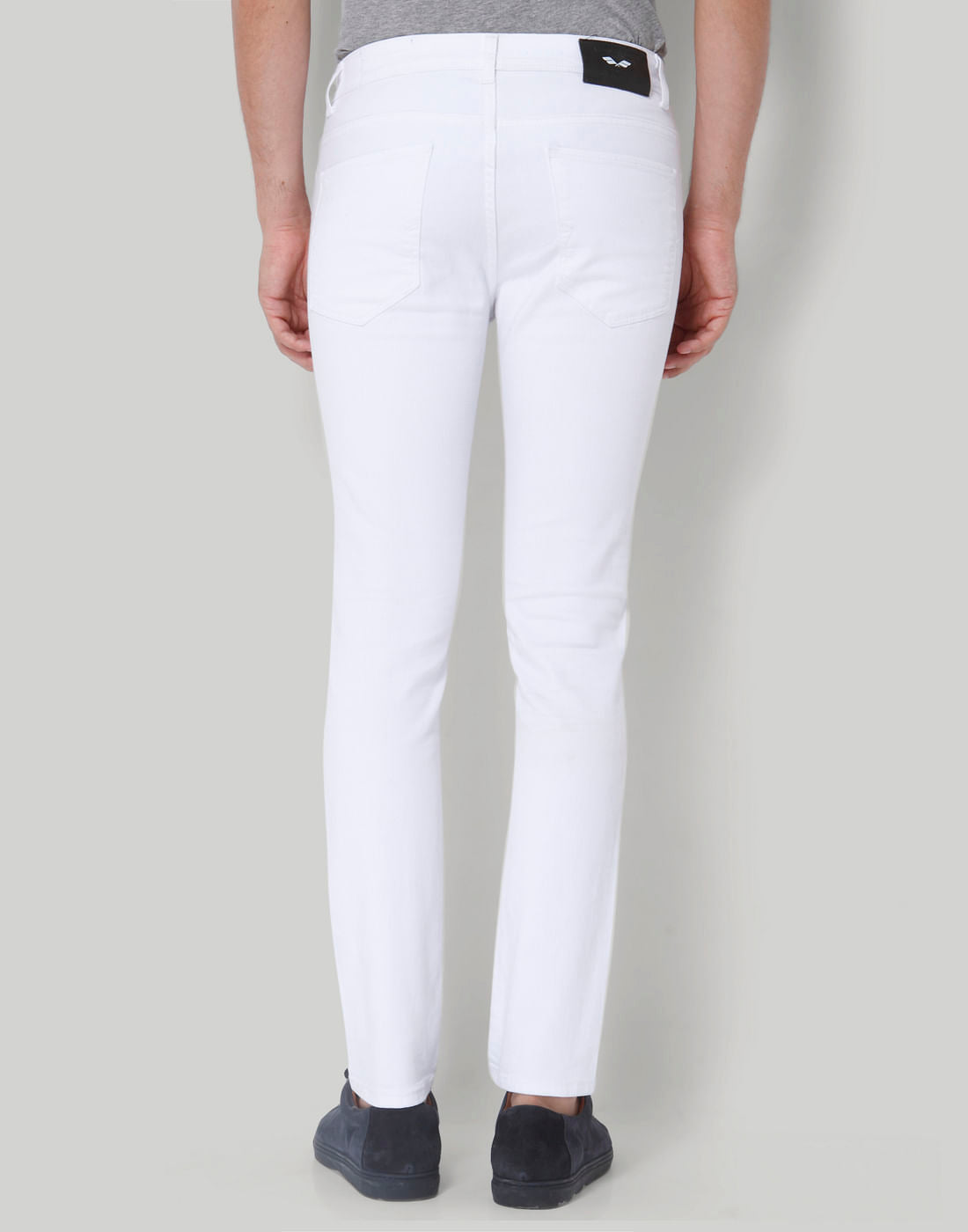 White Regular Fit Jeans