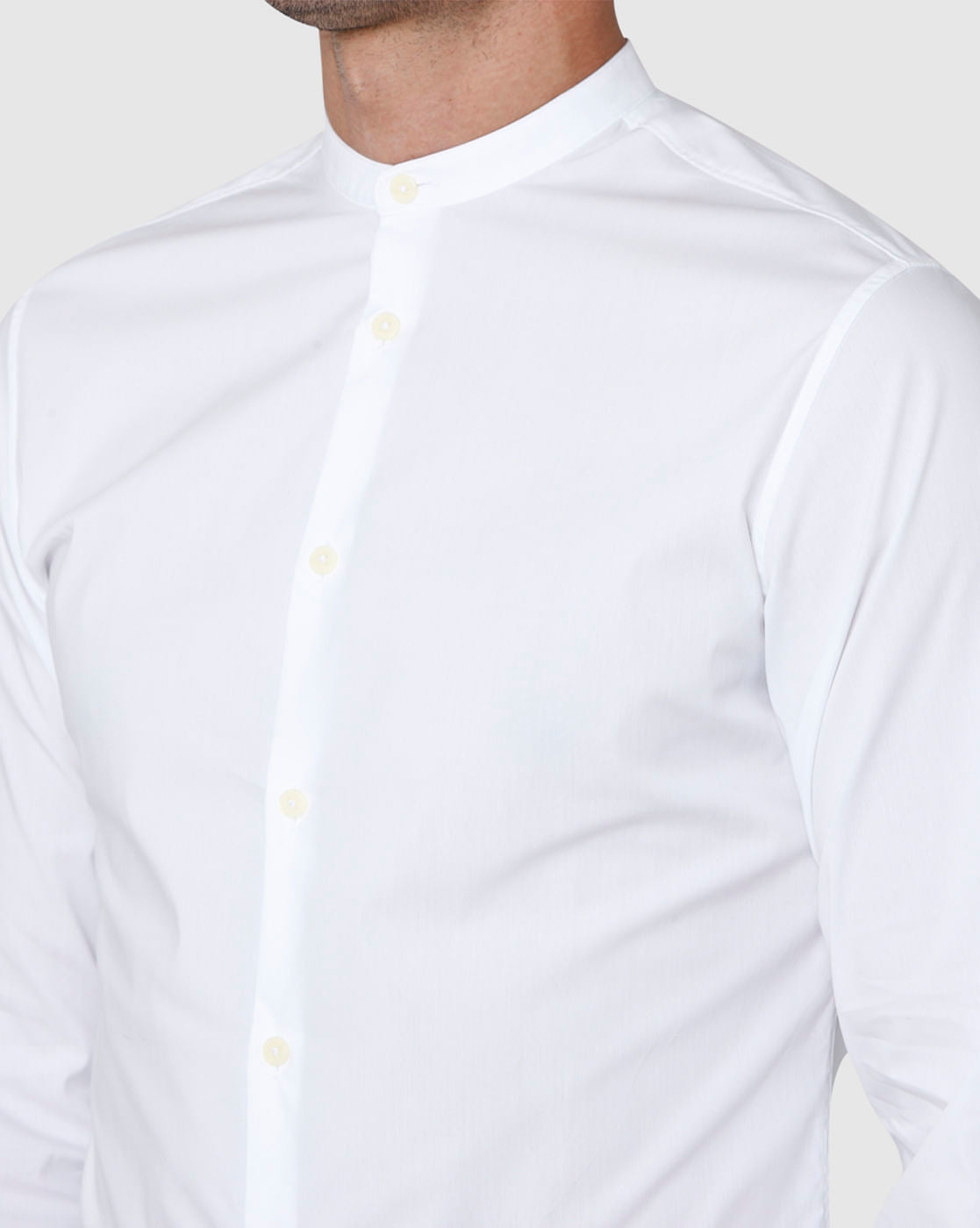 White Full Sleeves Shirt