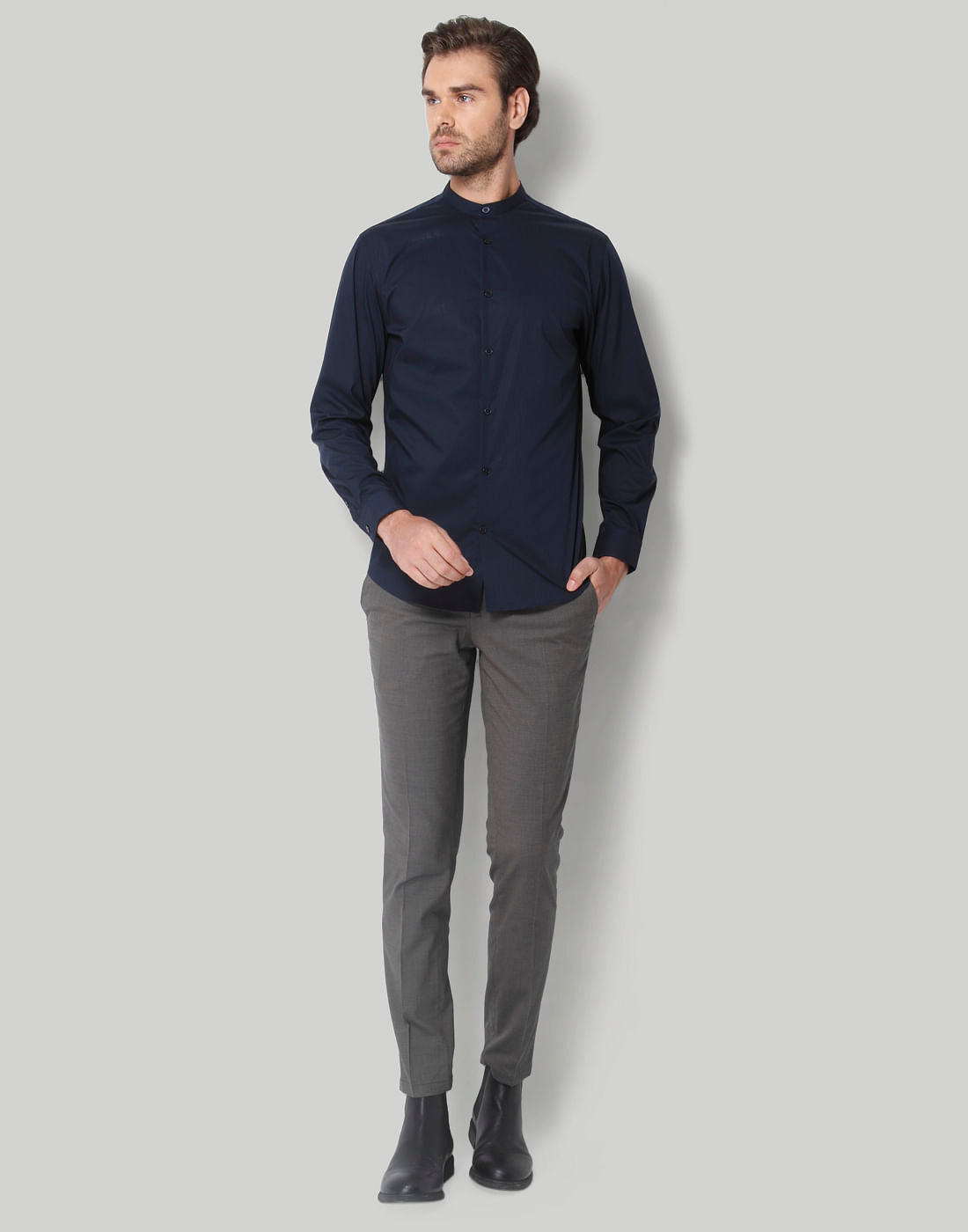 Blue Full Sleeves Shirt