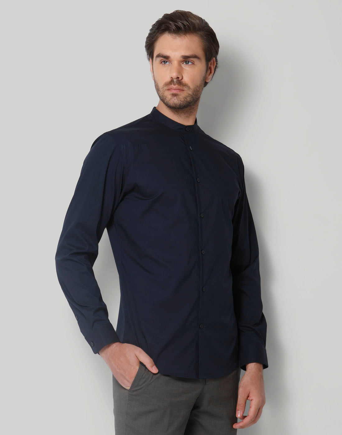 Blue Full Sleeves Shirt