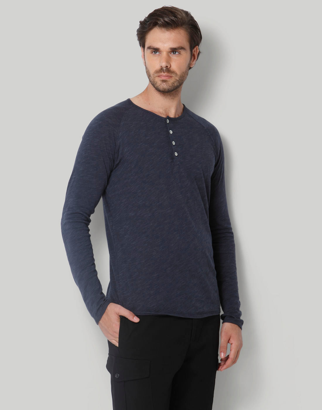 Blue Crew Neck T-Shirt
