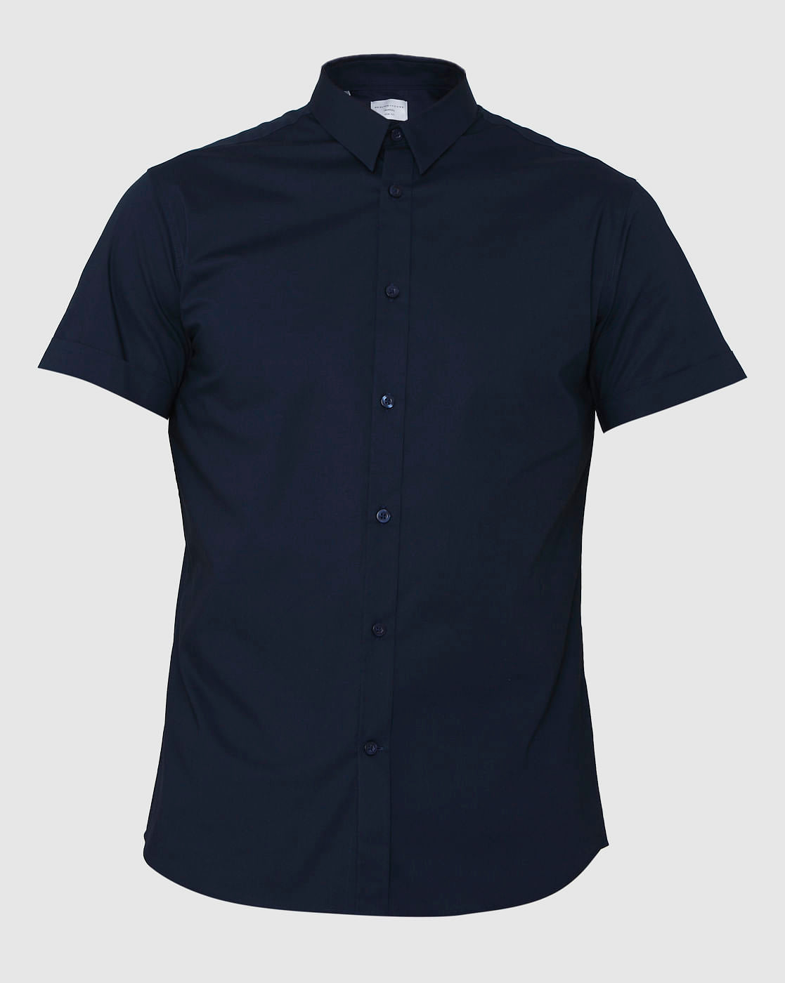 Blue Short Sleeves Shirt