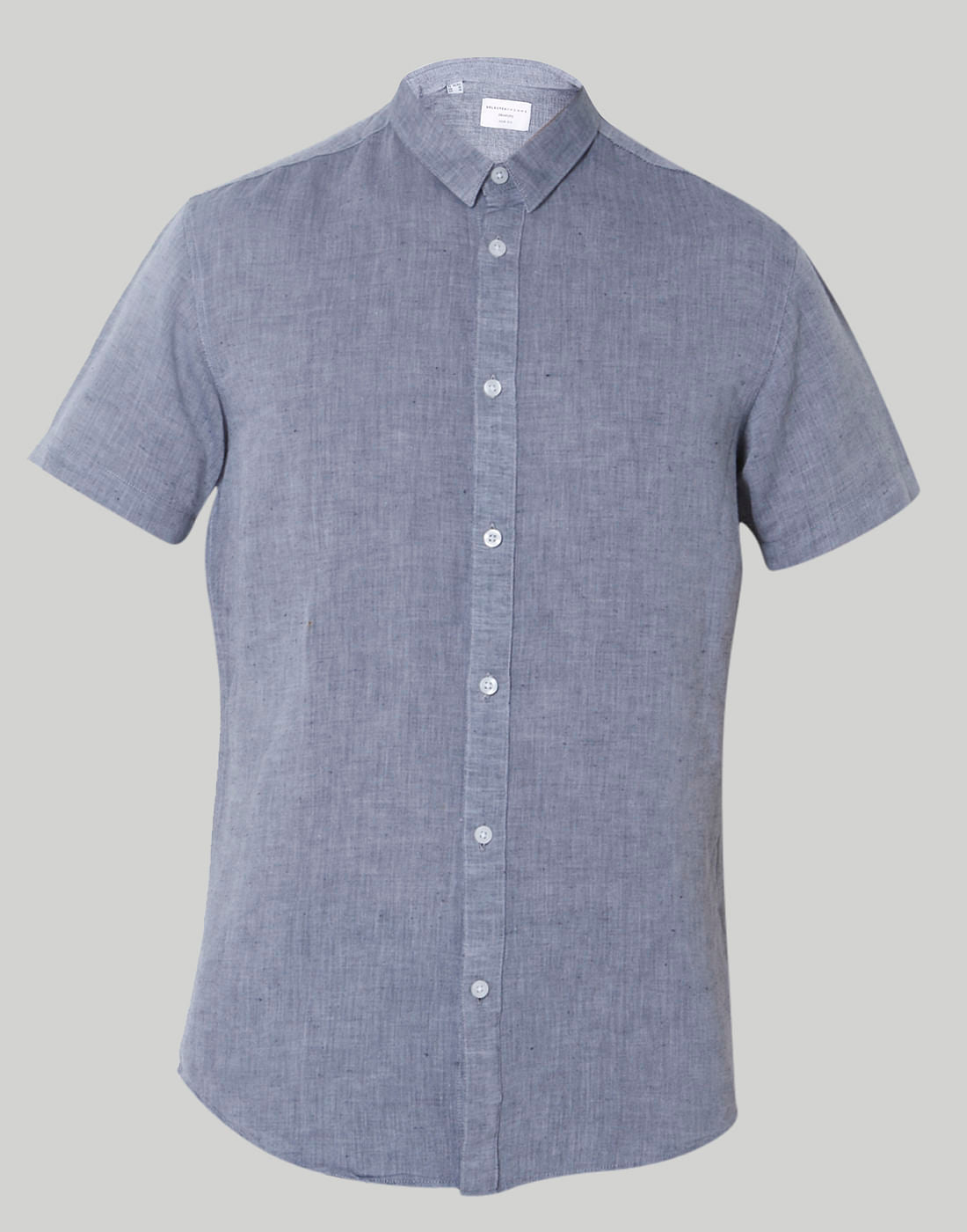 Blue Short Sleeves Shirt