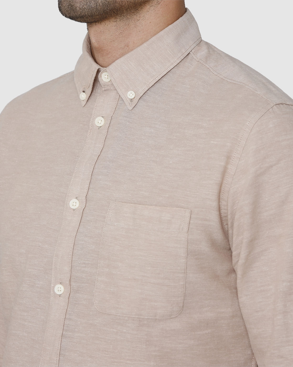 Brown Full Sleeves Shirt